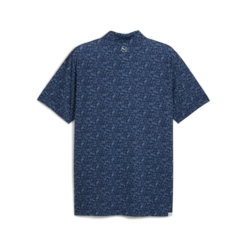 Puma Mattr Peach Stand Golf Polo - Image 2
