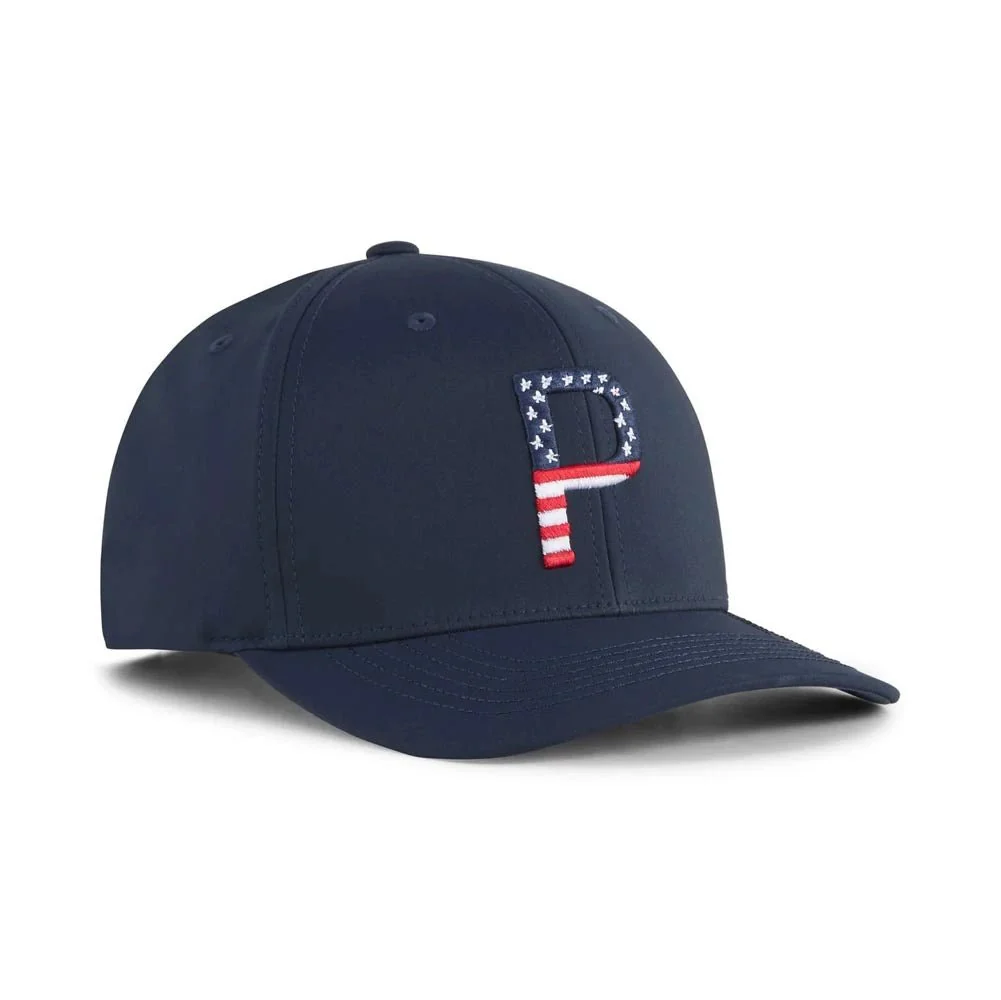 Puma Pars and Stripes 6 Panel Golf Hat - Image 3