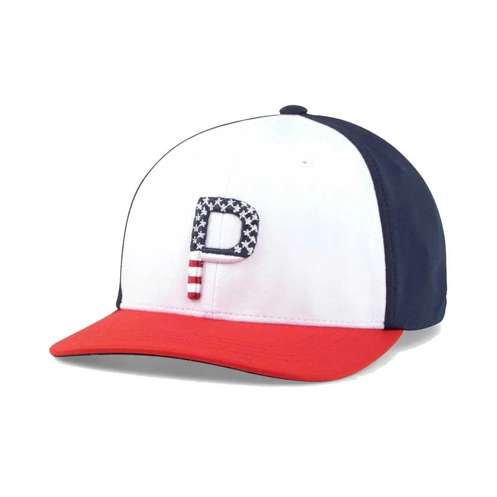Puma Pars & Stripes P Snapback Hat - Image 7