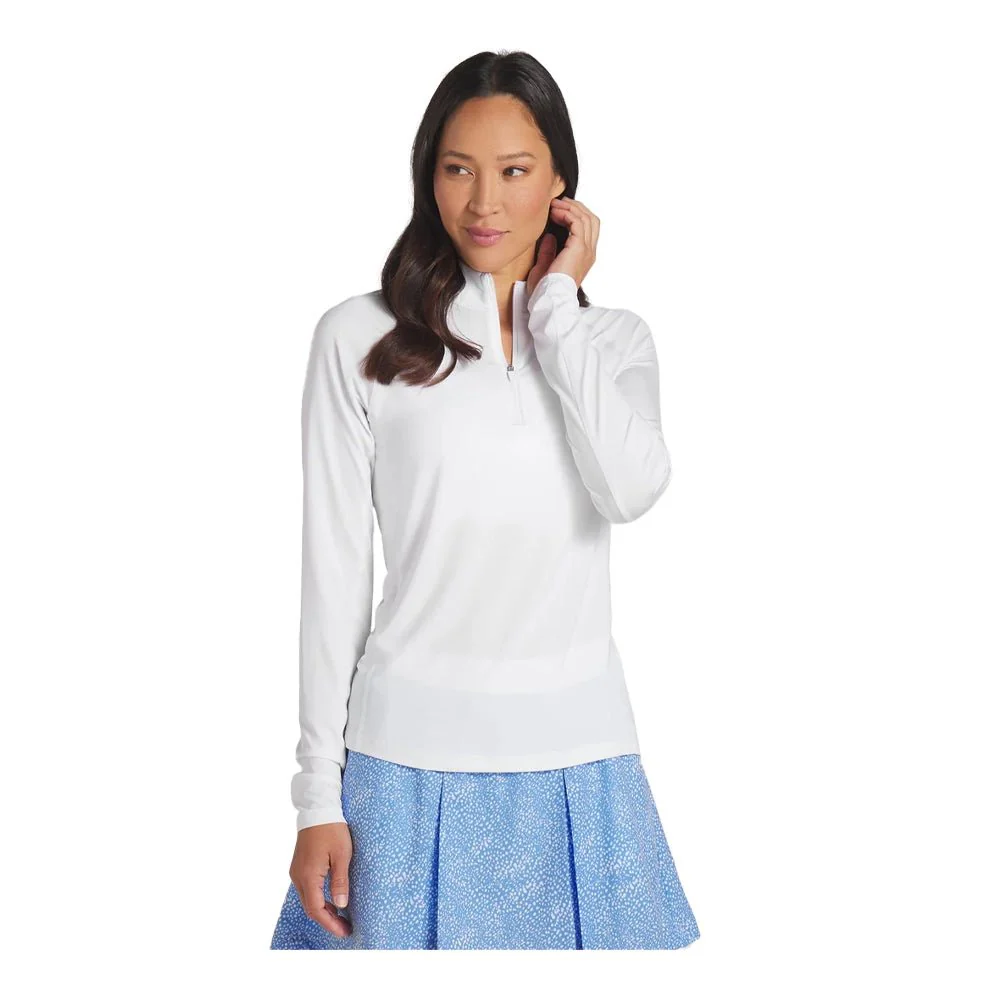 Puma Women's You-V Solid Golf 1/4 Zip - Image 6