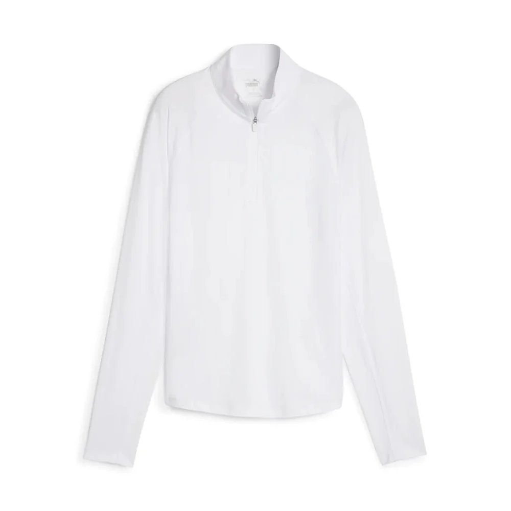 Puma Women's You-V Solid Golf 1/4 Zip - Image 9