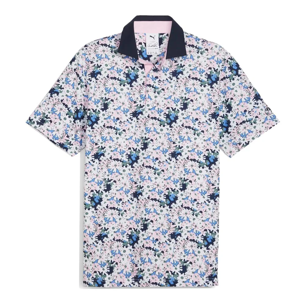 Puma X AP Floral Golf Polo - Image 5