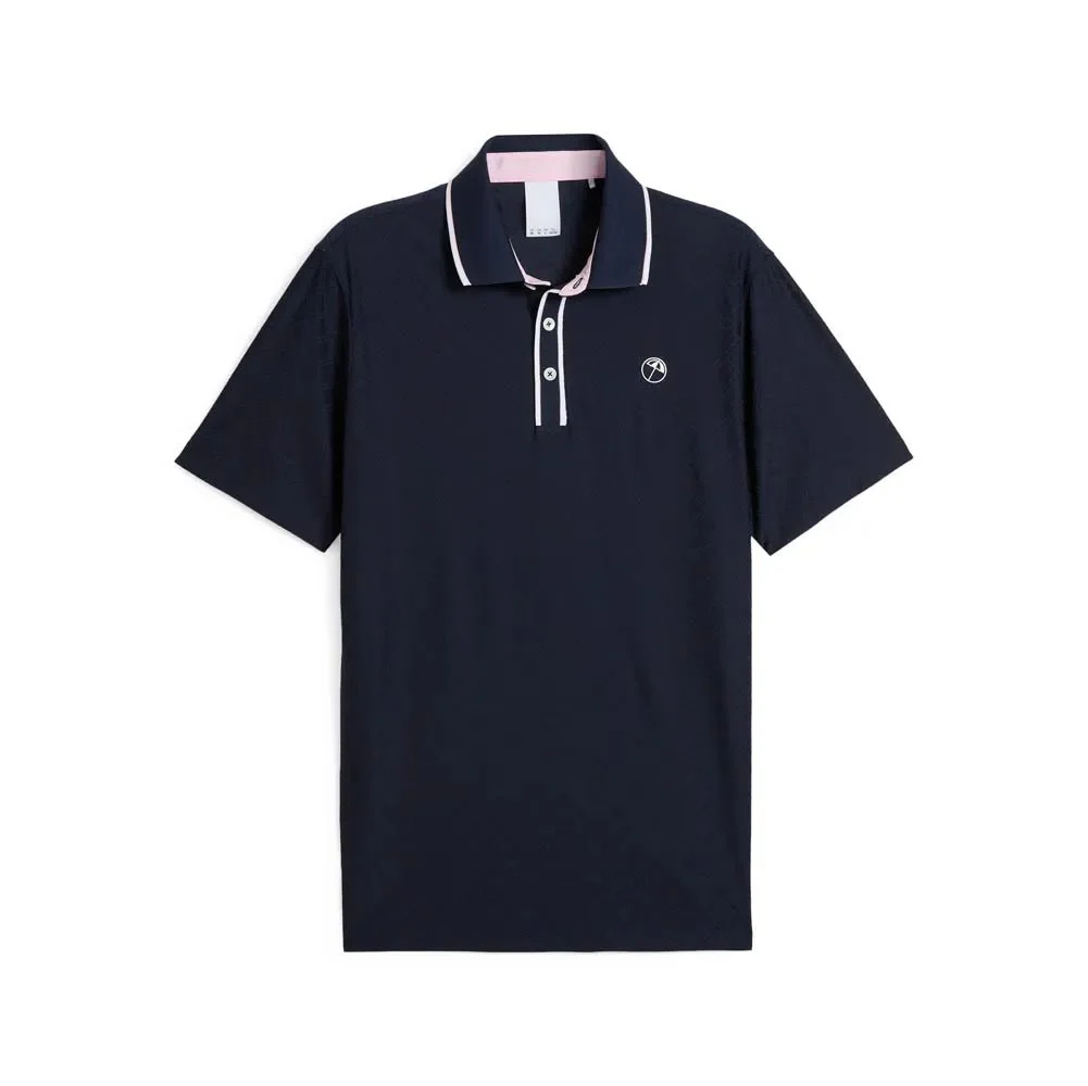 Puma X AP Tipped Jacquard Golf Polo