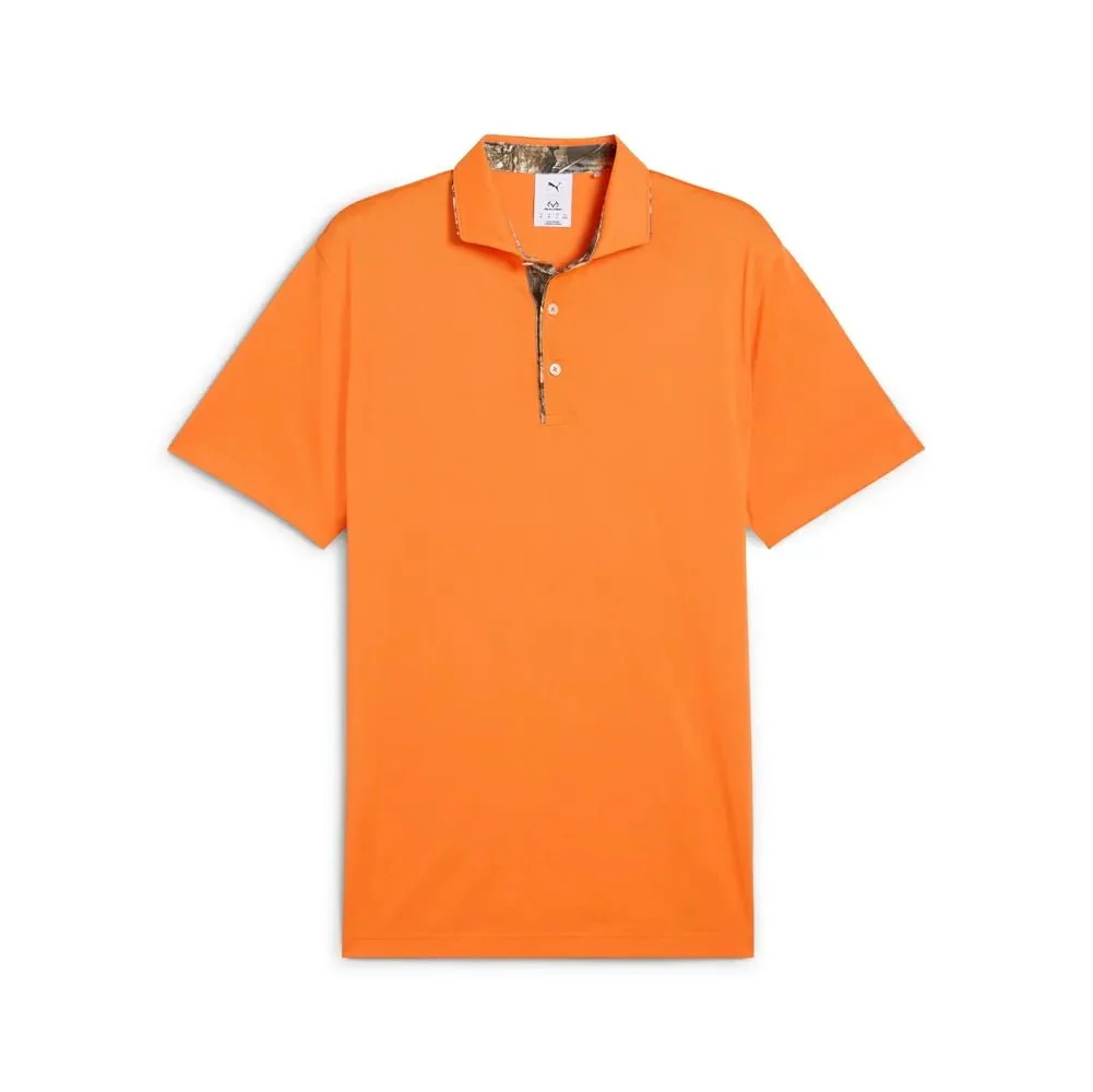 Puma X Realtree Camo Tipped Golf Polo