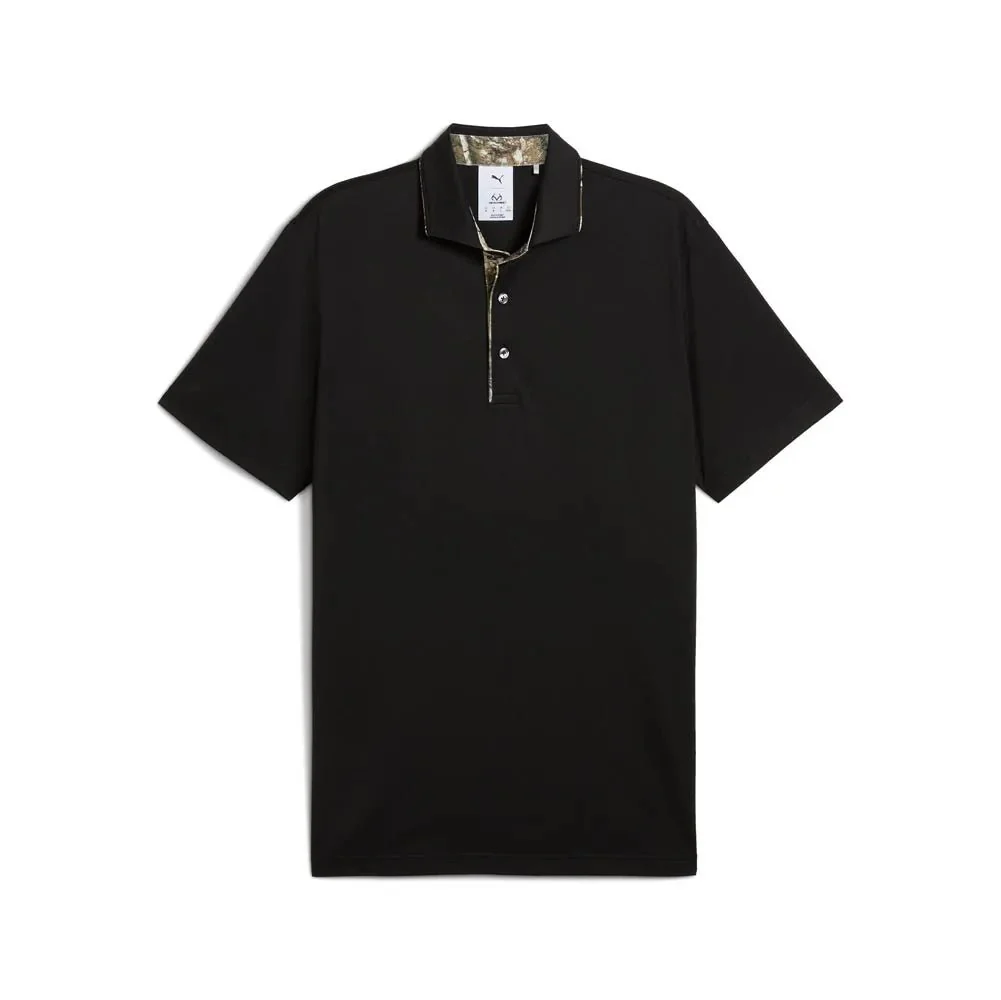 Puma X Realtree Camo Tipped Golf Polo - Image 3