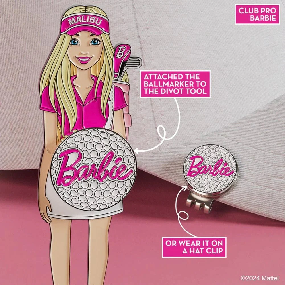 Putt Buddies Club Pro Barbie Divot Tool with Barbie Golf Ball Marker - Image 2