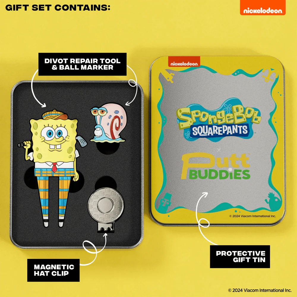 Putt Buddies Golfing Spongebob Divot Tool with Gary Ball Marker - Image 2