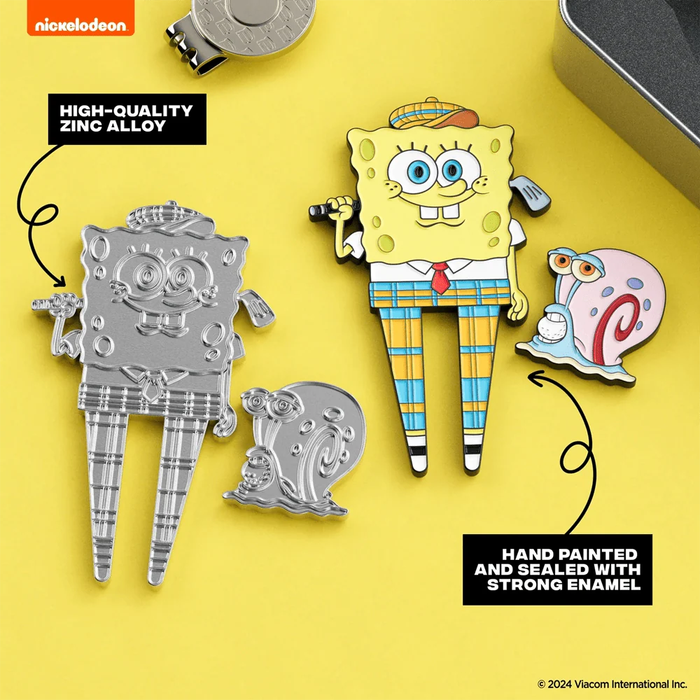 Putt Buddies Golfing Spongebob Divot Tool with Gary Ball Marker - Image 4