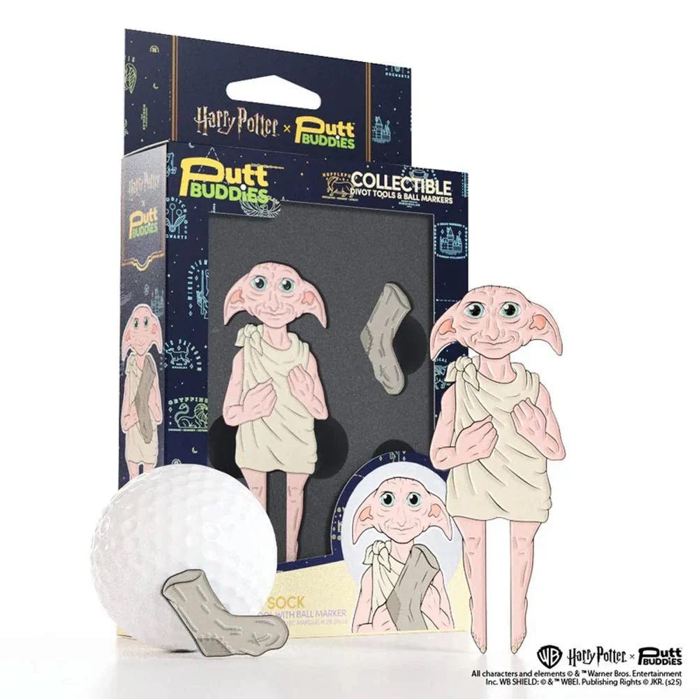 Putt Buddies Harry Potter Dobby Divot Tool with Sock Ball Marker