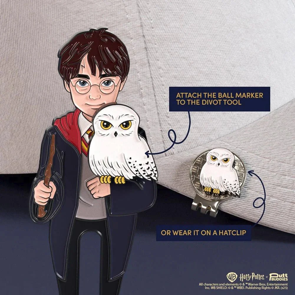 Putt Buddies Harry Potter Harry Divot Tool with Hedwig Ball Marker - Image 4