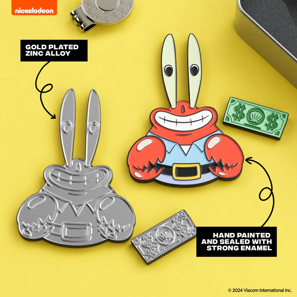 Putt Buddies Mr. Krabs Divot Tool with Me First Dollar Ball Marker - Image 4