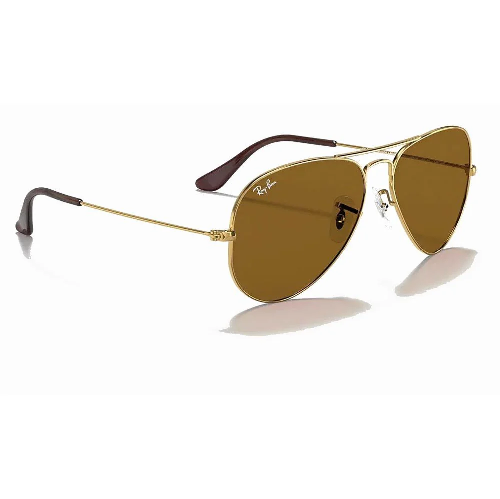 Ray-Ban Aviator Classic - Gold/Brown Classic B-15 - Image 4