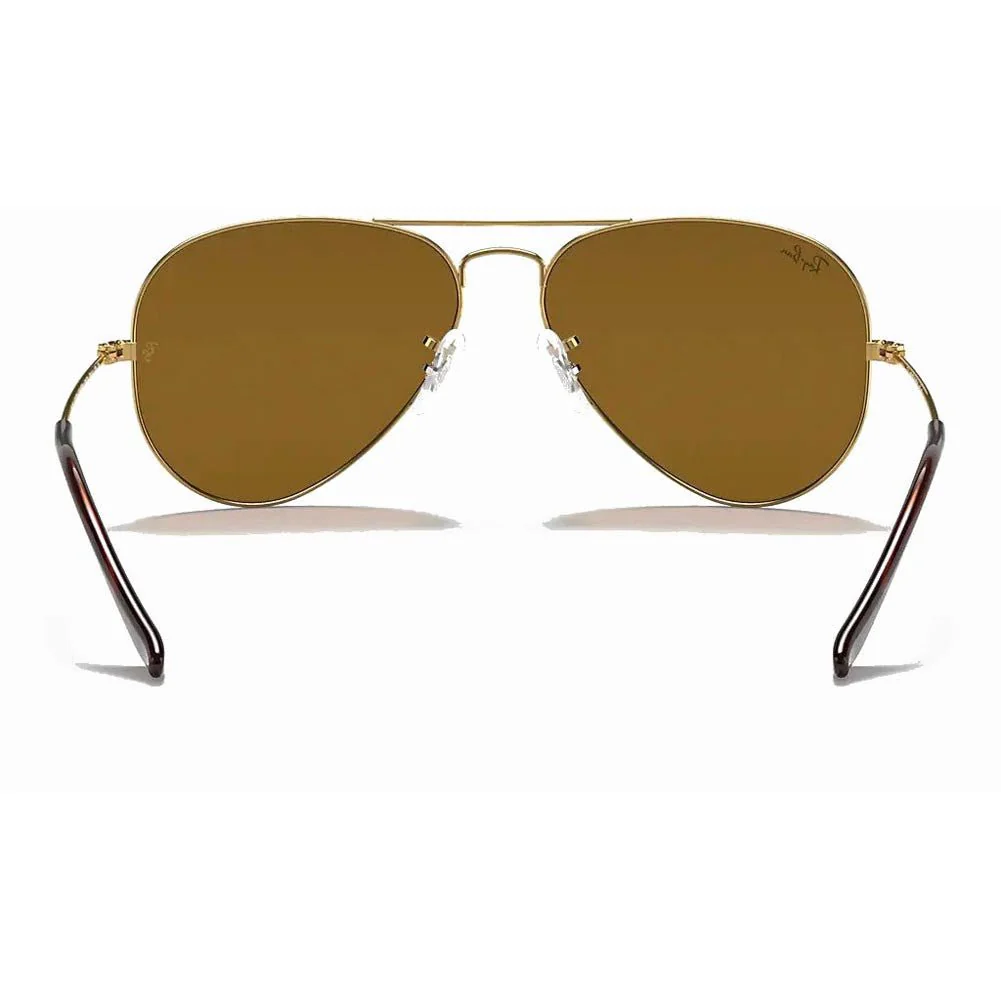 Ray-Ban Aviator Classic - Gold/Brown Classic B-15 - Image 5