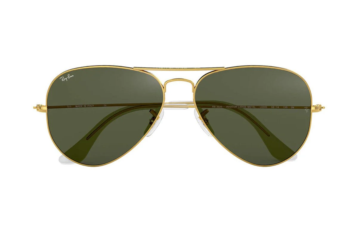 Ray-Ban Aviator Classic - Gold/Green Classic G-15 - Image 2
