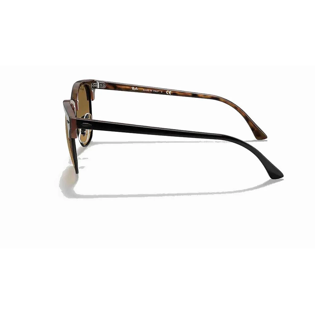 Ray-Ban Clubmaster Color Mix - Grey/Brown Silver Mirror - Image 6