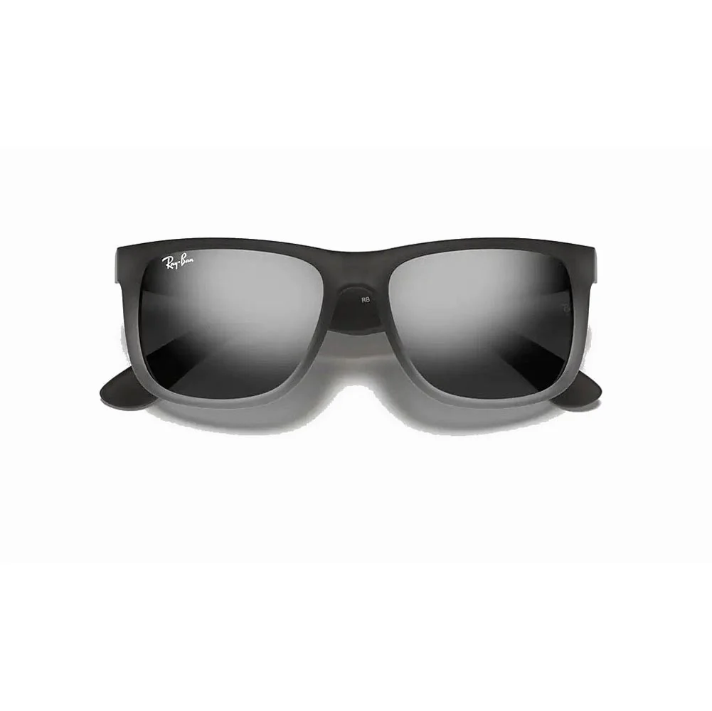 Ray-Ban Justin Classic - Grey/Silver Gradient Mirror - Image 5