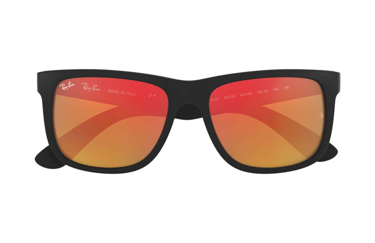 Ray-Ban Justin Color Mix - Black/Red Mirror - Image 3