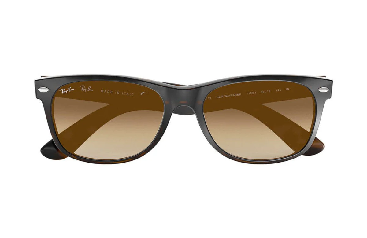 Ray-Ban New Wayfarer Classic - Tortoise/Light Brown Gradient - 52mm - Image 4