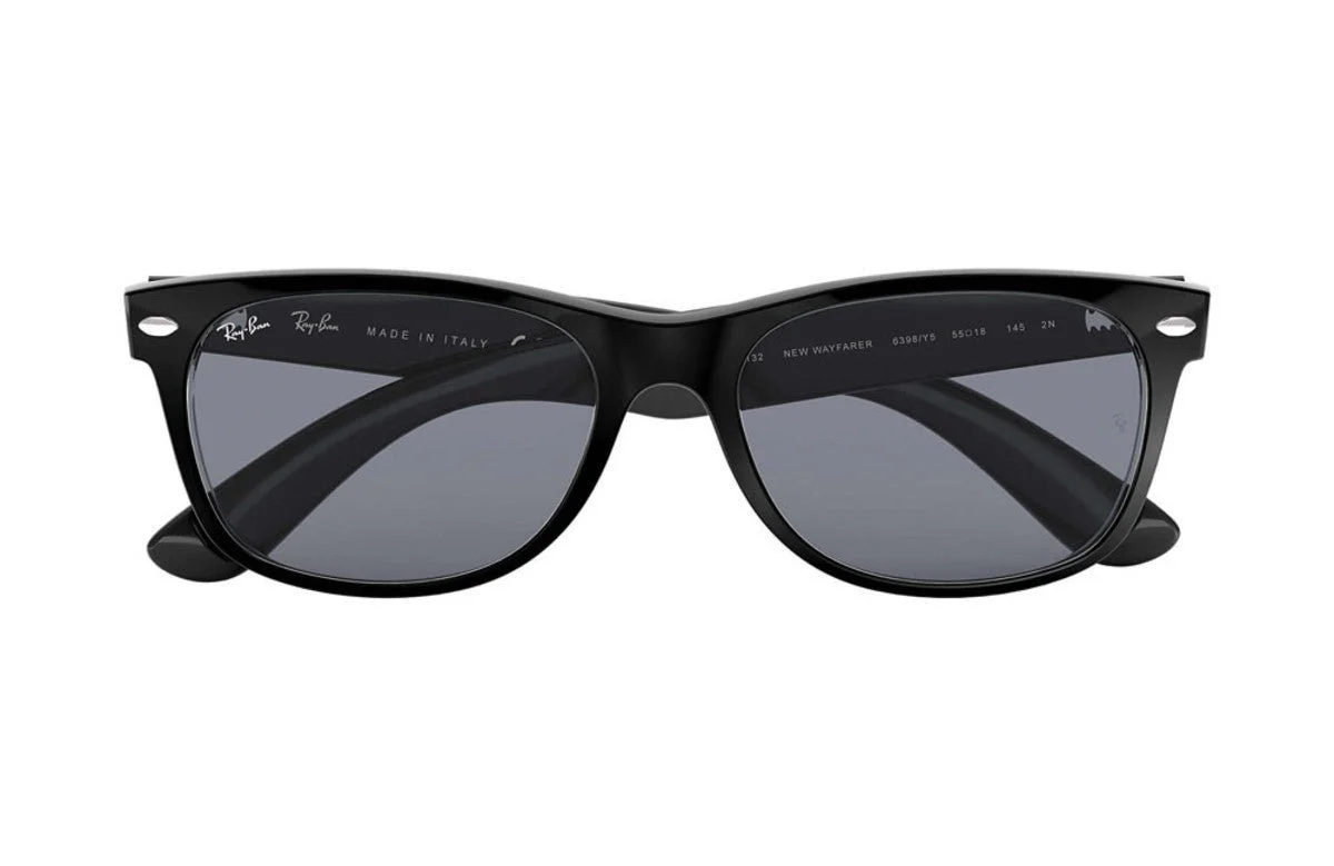 Ray-Ban New Wayfarer Classic - Transparent Black/Blue Washed - Image 3