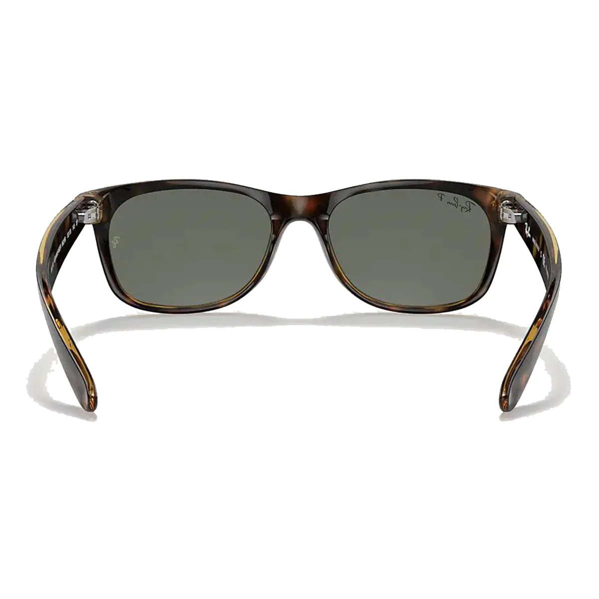 Ray-Ban New Wayfarer - Tortoise/Polarized Green Solid - Image 4