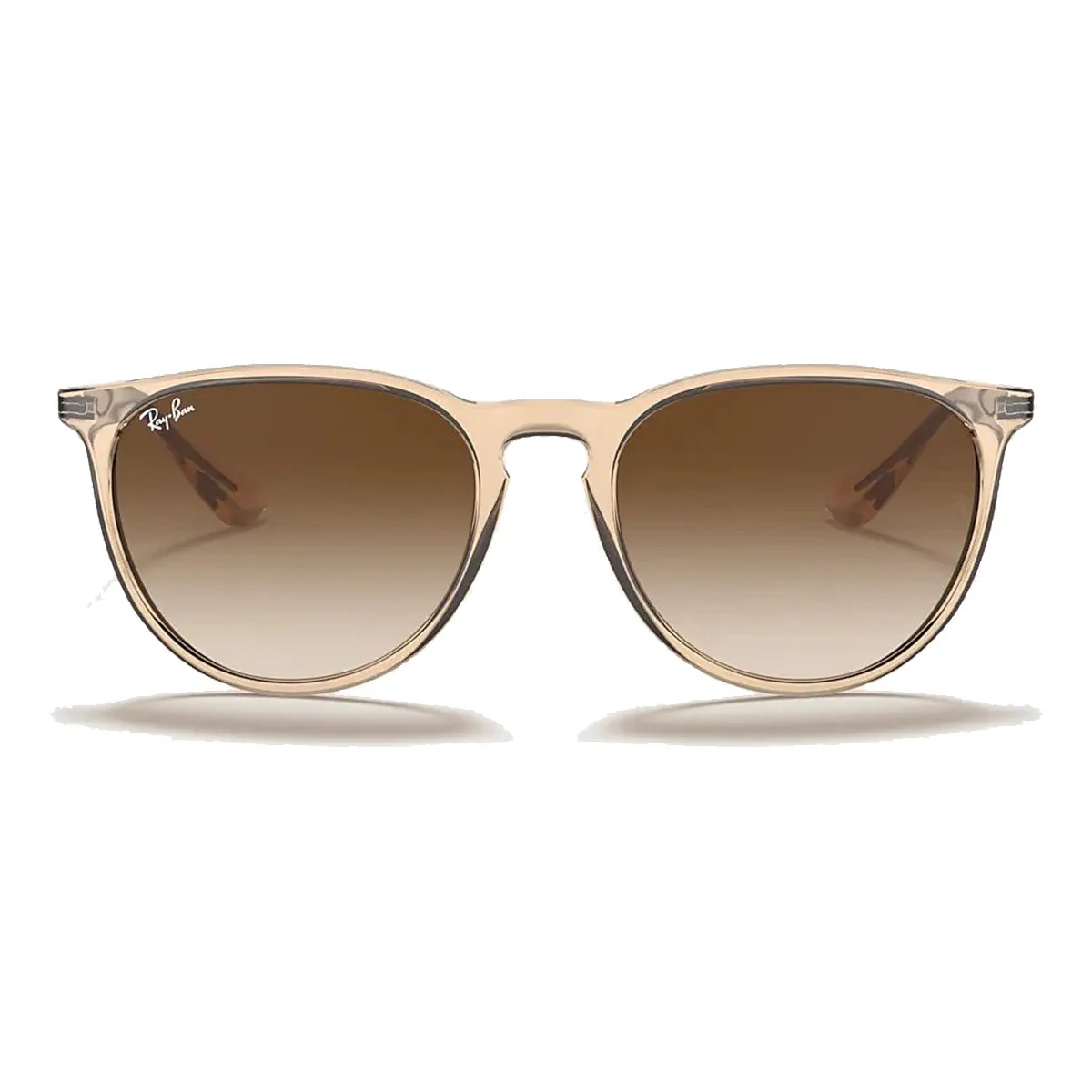Ray-Ban Women's Erika Color Mix - Shiny Transparent Brown/Brown Gradient - Image 4