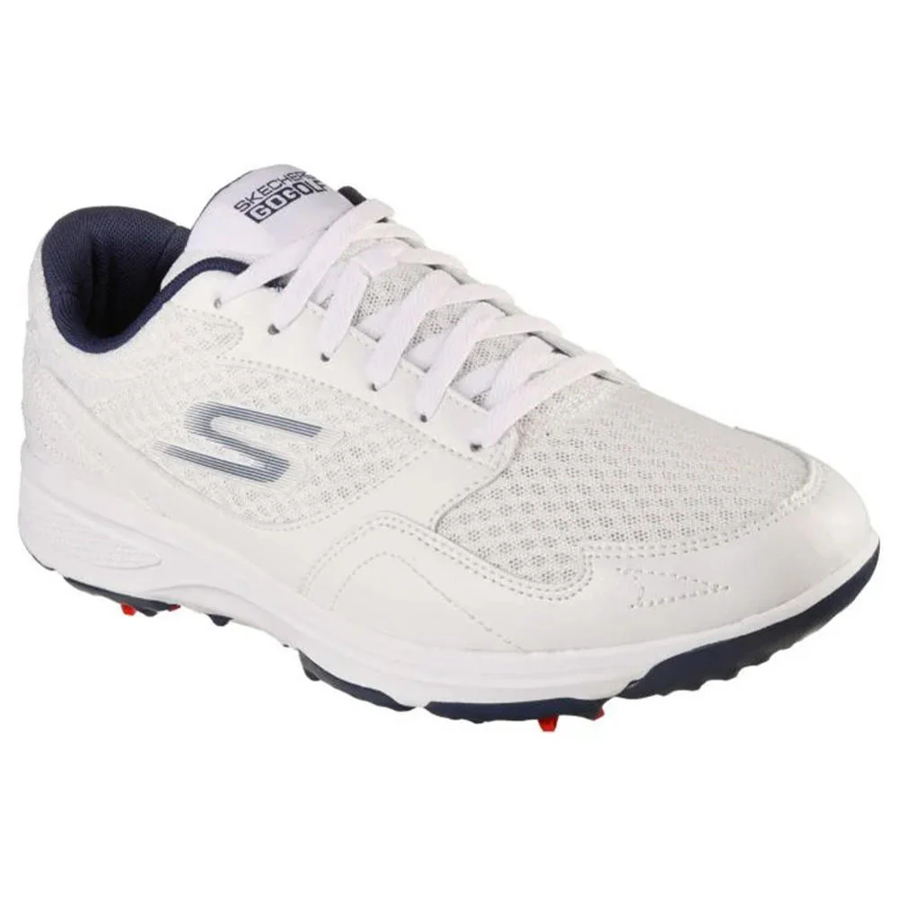 Skechers Men's Go Golf Torque - Sport Golf Shoes - Relaxed Fit - White/Navy - Image 10
