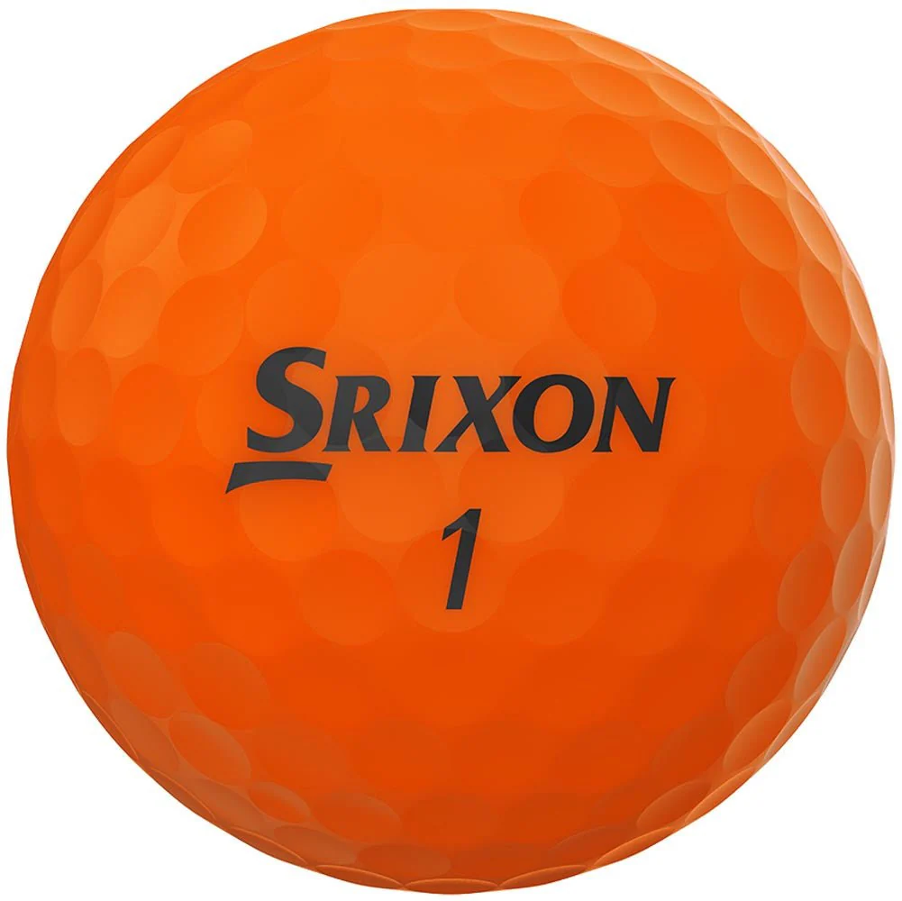 Srixon Soft Feel Brite Golf Balls - Brite Orange - 2023 - Prior Generation - Image 2