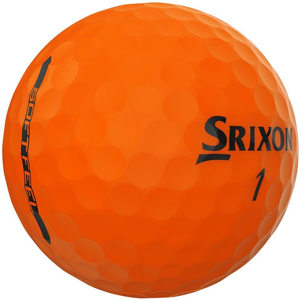 Srixon Soft Feel Brite Golf Balls - Brite Orange - 2023 - Prior Generation - Image 3