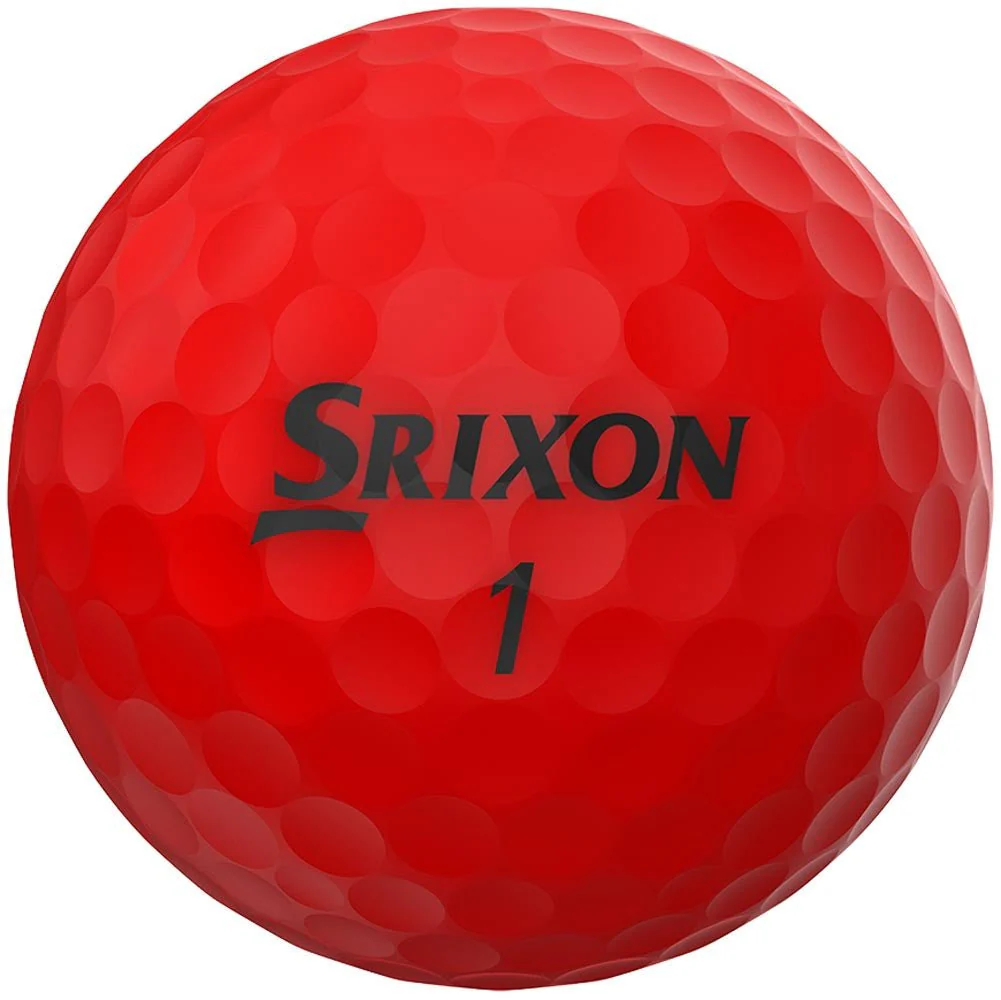Srixon Soft Feel Brite Golf Balls - Brite Red - 2023 - Prior Generation - Image 2