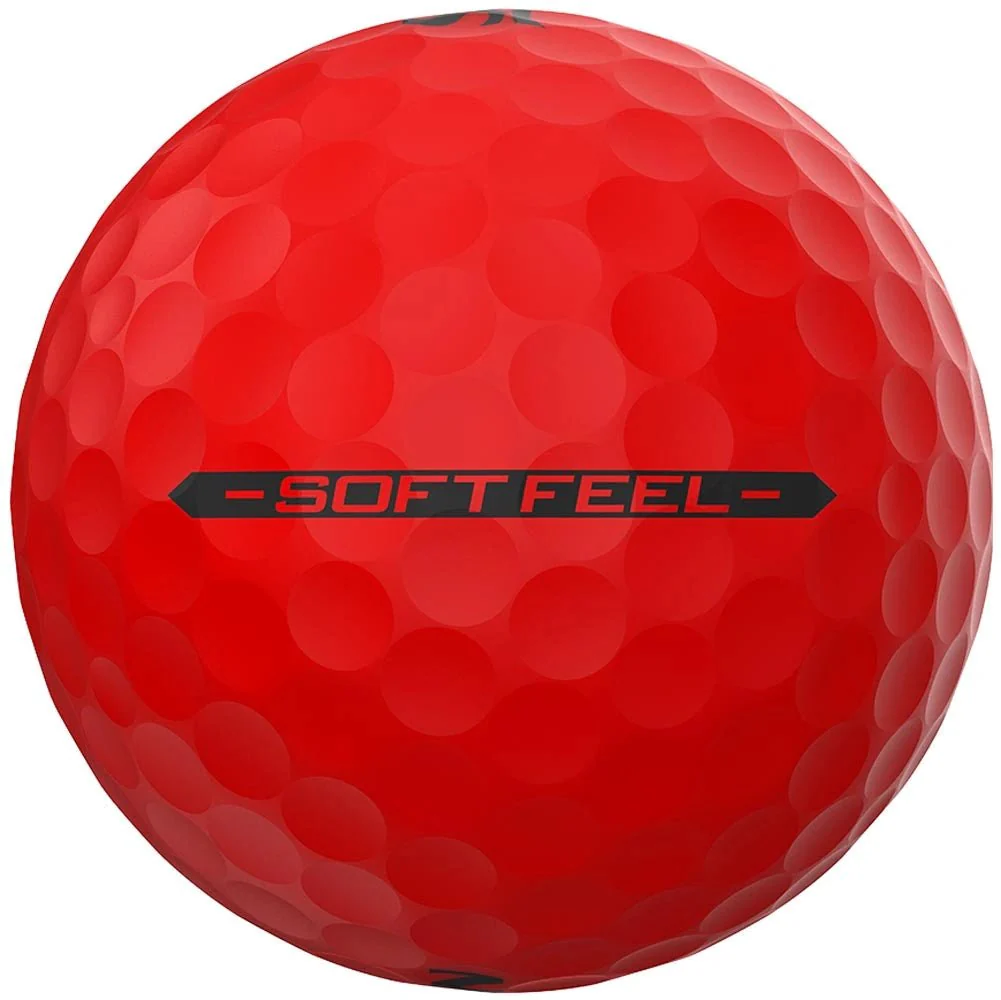 Srixon Soft Feel Golf Balls - Brite Red - Image 5