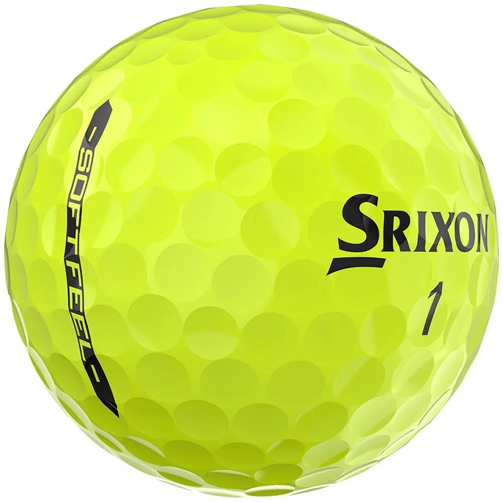 Srixon Soft Feel Golf Balls - Tour Yellow - Image 4