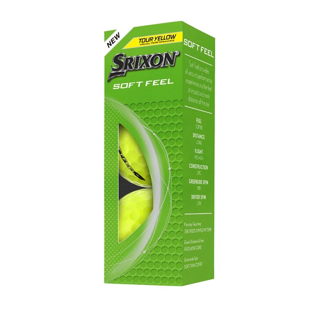 Srixon Soft Feel Golf Balls - Tour Yellow - Image 6