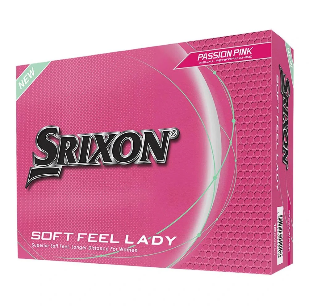 Srixon Soft Feel Lady Golf Balls - Passion Pink