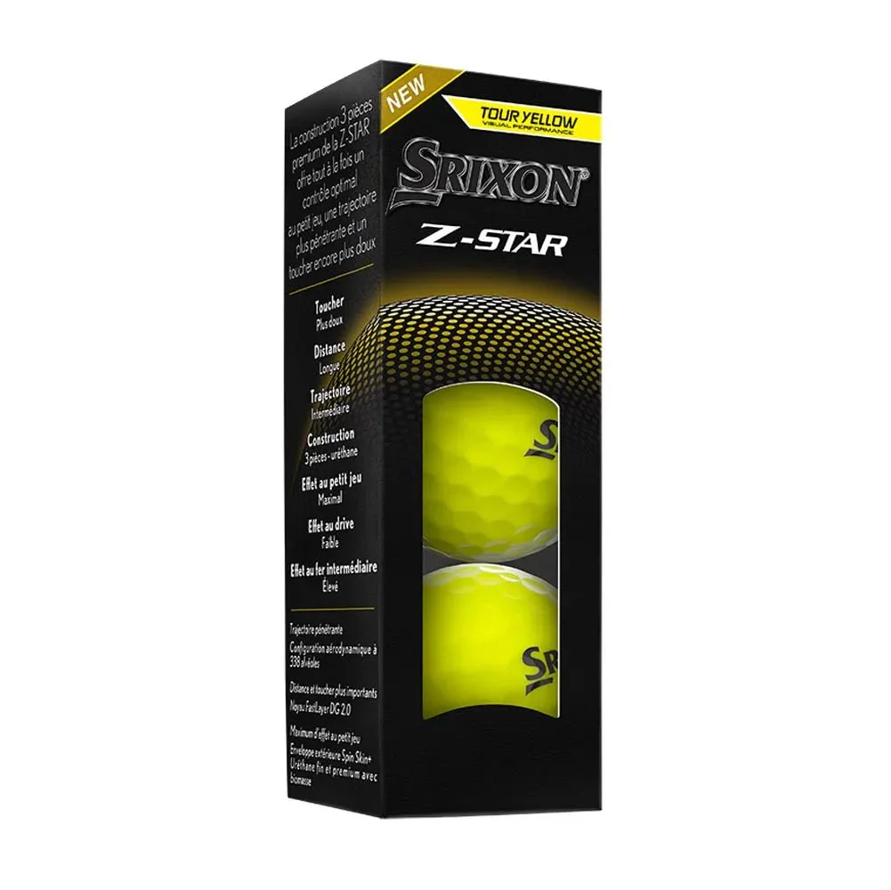 Srixon Z-Star Golf Balls - Tour Yellow - Image 9