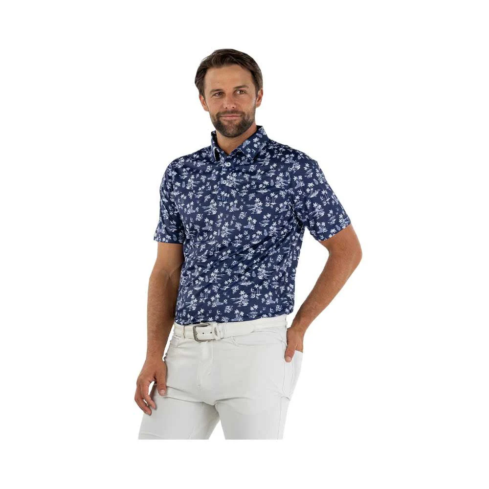 Straight Down Aloha Polo - Image 2
