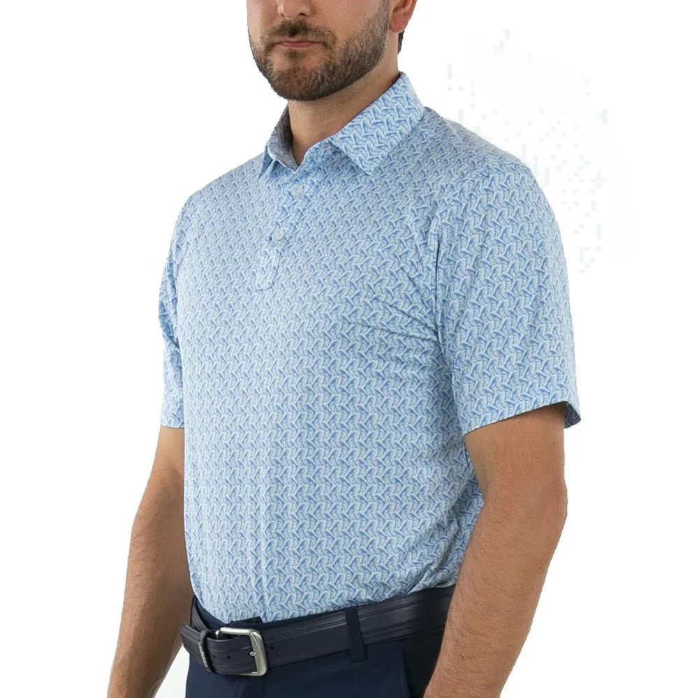 Straight Down Catch and Release Golf Polo - Image 5