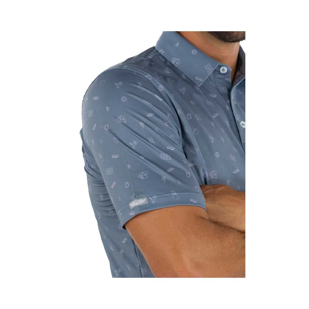 Straight Down Gambler Golf Polo - Image 3
