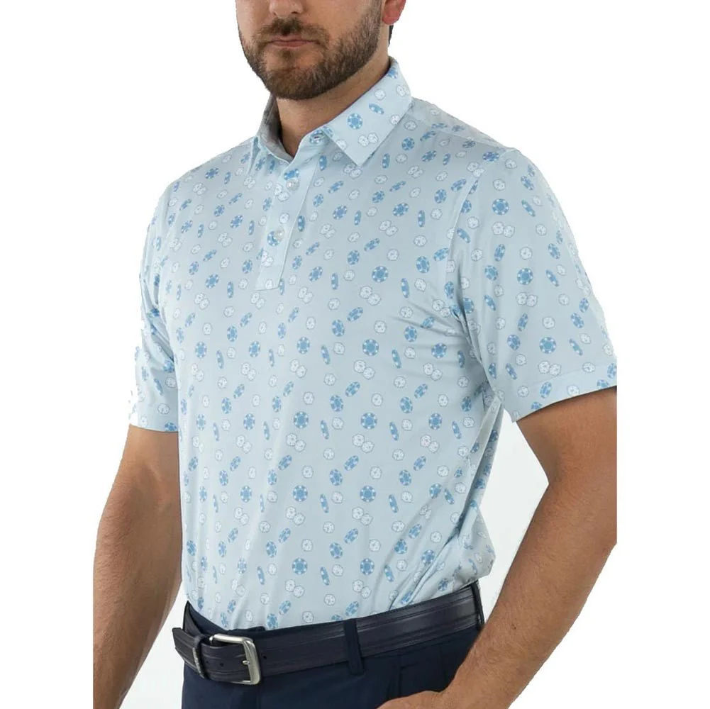 Straight Down Let It Ride Golf Polo - Image 2