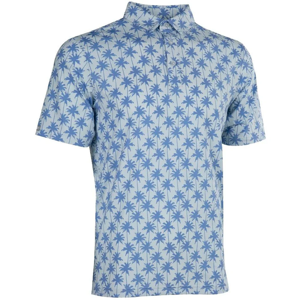 Straight Down Palms Golf Polo
