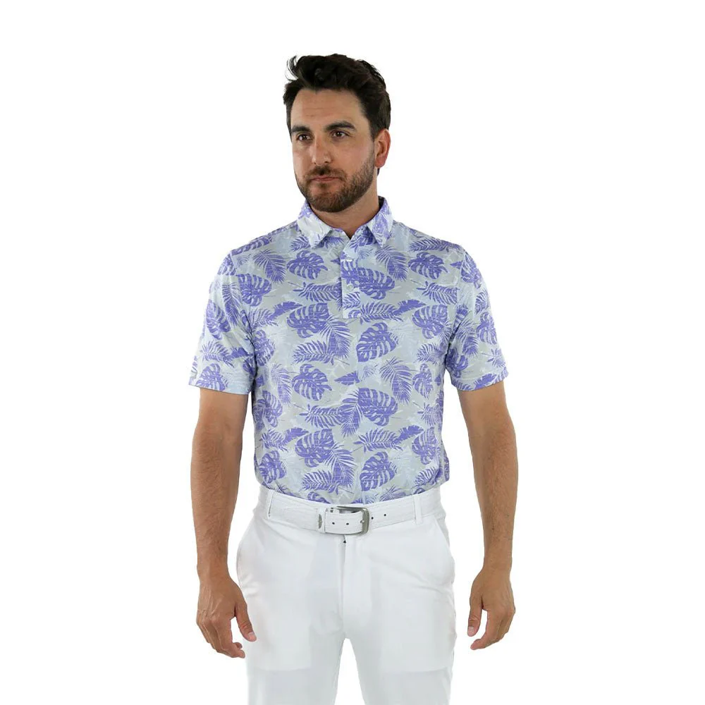 Straight Down Tropics Golf Polo - Image 2