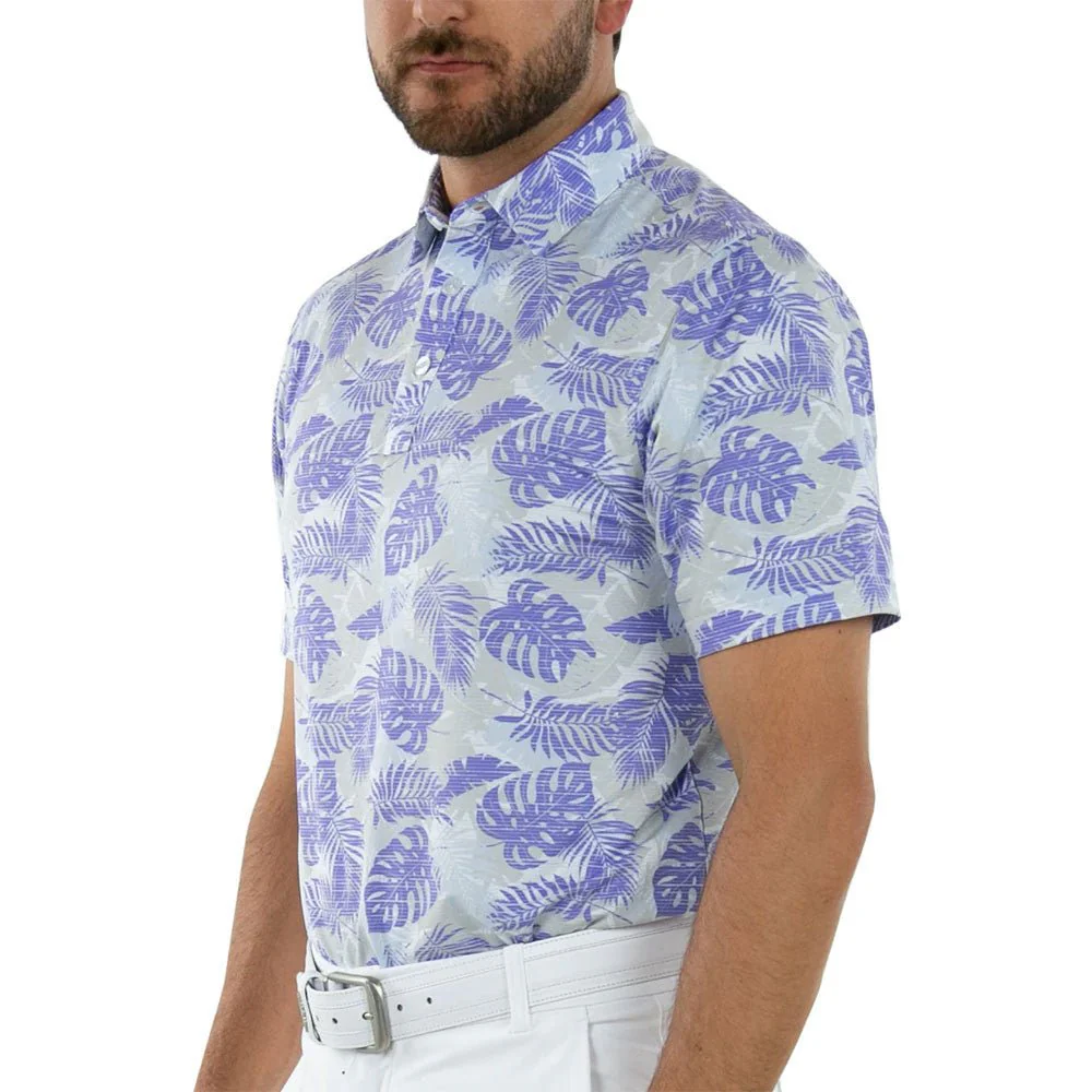 Straight Down Tropics Golf Polo - Image 4