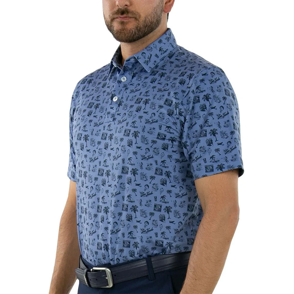 Straight Down Vintage Vacation Polo - Image 4