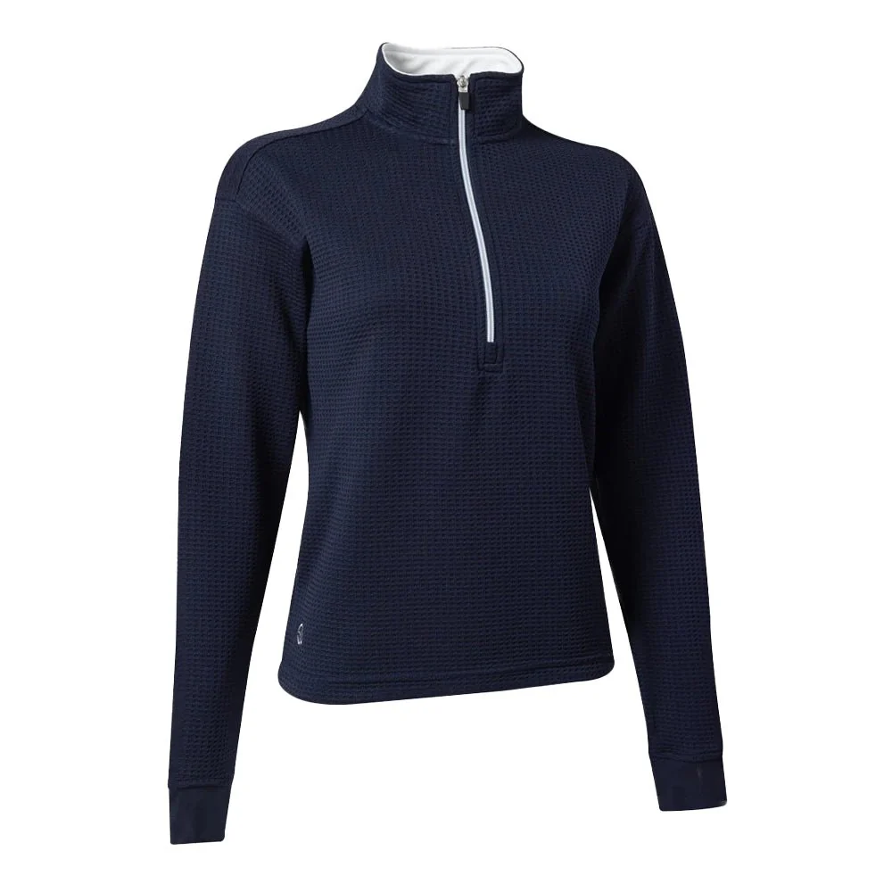 Straight Down Women's Opal Golf Half-Zip - Image 10