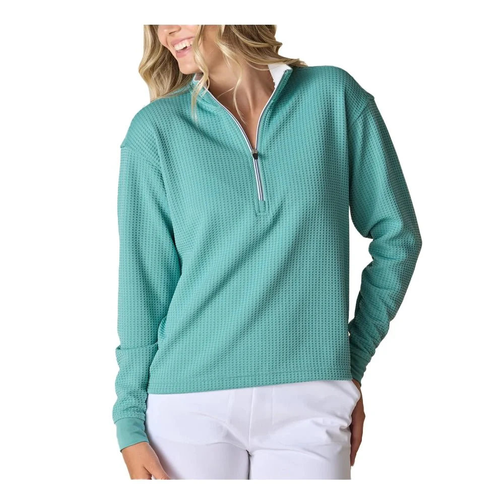 Straight Down Women's Opal Golf Half-Zip - Image 11