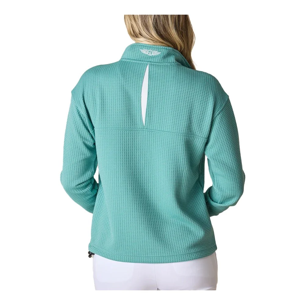 Straight Down Women's Opal Golf Half-Zip - Image 12