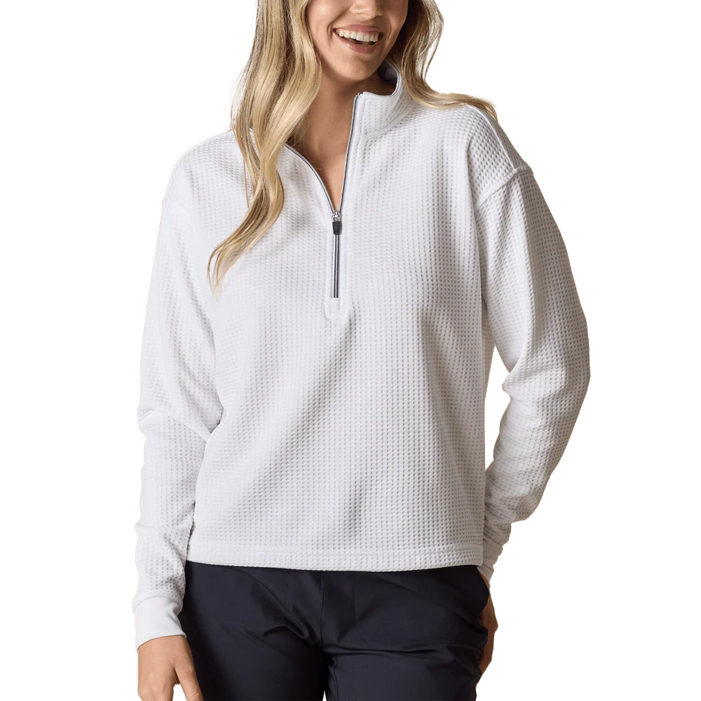 Straight Down Women's Opal Golf Half-Zip - Image 31