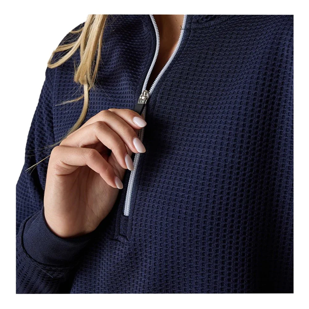 Straight Down Women's Opal Golf Half-Zip - Image 9