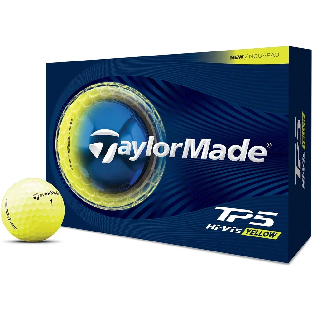 TaylorMade TP5 Golf Balls - Yellow