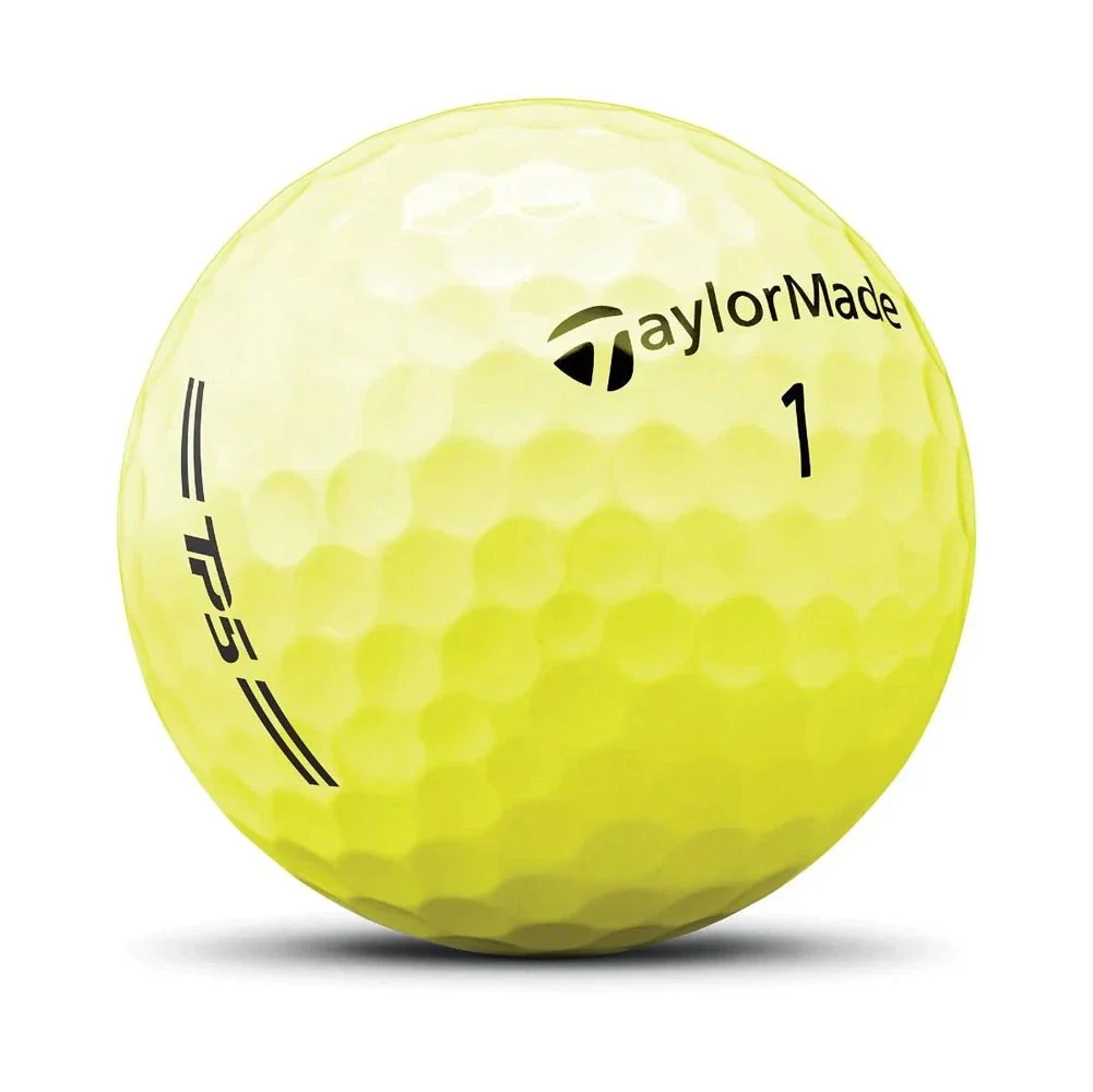 TaylorMade TP5 Golf Balls - Yellow - Image 2