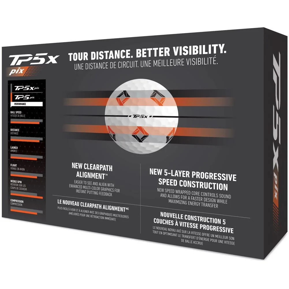 TaylorMade TP5x pix Golf Balls - 2024 - Image 6